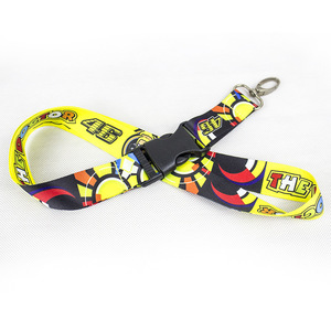 Custom High Quality Polyester Lanyard with Double Hook Fashionable Design