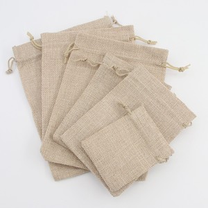 Sac à cordon en lin <span class=keywords><strong>Sachet</strong></span> en <span class=keywords><strong>organza</strong></span> respirant pour emballage de grains de café Idée cadeau élégante - Product Image 1