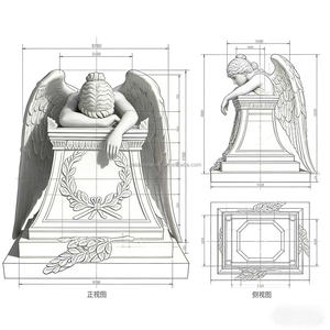 <span class=keywords><strong>Sculpture</strong></span> d'ange pleureur <span class=keywords><strong>en</strong></span> quartz sculpté à la main, taille réelle, de qualité supérieure, pour la décoration de la maison - Product Image 6