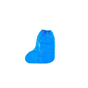 Couvre-bottes de pluie jetables imperméables bleus, épaissis et antidérapants pour usage extérieur, protection des chaussures de sécurité - Product Image 1