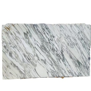 Dalle de marbre blanc de conception <span class=keywords><strong>italienne</strong></span> moderne, pierre Arabescato, polie, grande dalle pour la décoration de la maison et des hôtels, design graphique durable - Product Image 1