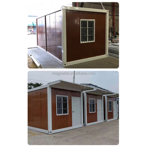 Casa Prefabricada Directamente <span class=keywords><strong>de</strong></span> Fábrica en Foshan, Casa Contenedor con Acabado <span class=keywords><strong>de</strong></span> Madera y <span class=keywords><strong>Panel</strong></span> <span class=keywords><strong>de</strong></span> Protección contra la Lluvia, Casas Modulares en Venta - Product Image 3