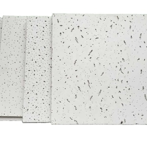 12mm Độ dày Acoustic sợi khoáng Board trần giả các loại khác nhau của Trần Acoustic treo tấm thạch cao - Product Image 5