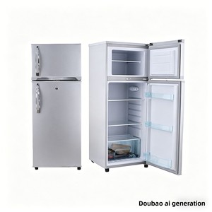 12V/24V 200-249L Compressor Solar-Powered <b>Refrigerator</b> China-Made Silver Model for Africa South America Middle East Cross-Border - Product Image 3