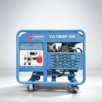 Générateur d'essence silencieux portable à onduleur 17/20KW Max 15/18KW Nominal YC18GF-3G