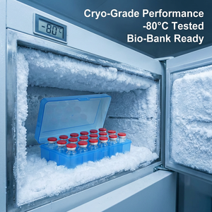 Organizador de Espacio para Banco de Biobancos de 12 Unidades - Caja de Almacenamiento Segura de Alta Densidad en Azul Clínico y PP Transparente de Alta Claridad - Product Image 5