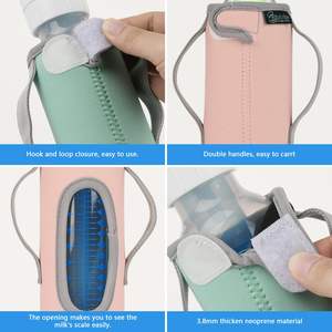 Fundas de Vidrio para Biberones Dr. Brown's Natural Narrow de 8 oz con Doble Asa, Retención de Calor y Frío - Product Image 4