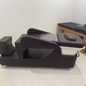 Mobilier de salon de <span class=keywords><strong>coiffure</strong></span> multifonctionnel bon marché design pour salon de beauté lit shampoing et massage avec bol - Product Image 6