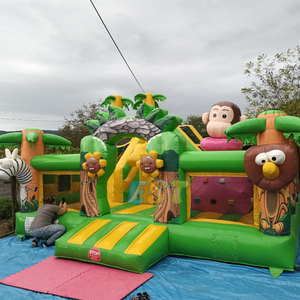 Château gonflable pour enfants et adultes, grand toboggan gonflable pour aire de jeux, château gonflable pour sauter - Product Image 3