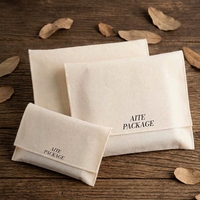 Sac enveloppe en toile de coton biologique OEM, personnalisable avec logo imprimé, pour vêtements, livres, cadeaux, pochette anti-poussière en coton – Offre Spéciale