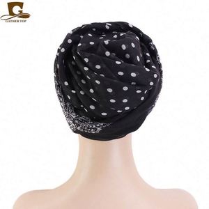 Al por mayor, personalizado, de verano, turbante de hilo estilo París, hiyab musulmán, pañuelo para la cabeza, bandana para el cabello, pañuelo ajustable para mujer, para negocios y fiestas - Product Image 4