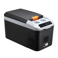 Réfrigérateur portable pour voiture avec compresseur 12V 24V AC 100-240V, mini-réfrigérateur pour la maison et le camion 16L -22 40W