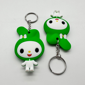 Vật liệu Silicone tùy chỉnh phim hoạt hình tag RFID Máy Photocopy Móc chìa khóa - Product Image 2