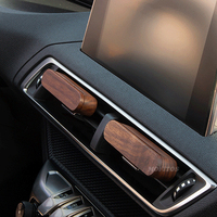 Logo gratuit personnalisé bois Auto Vent Clip diffuseur en bois voiture désodorisant évent Clip aromathérapie diffuseur d'huile