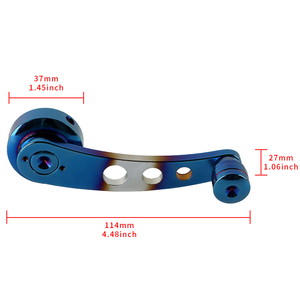 Set Gagang Pintu Mobil, Kenop Aluminium Multiwarna, Pengangkat Kaca untuk Interior Mobil - Product Image 3