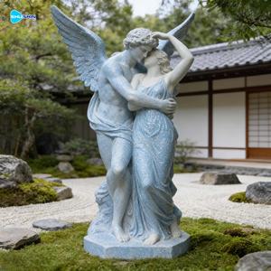 Patung Eros dari Marmer Terkenal di Taman, Patung Cupid dan Psyche Antonin Canova, Patung Louvre - Product Image 2