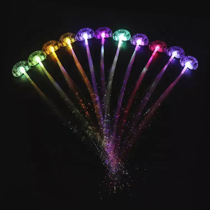 Accesorios para <span class=keywords><strong>el</strong></span> Cabello, Trenzas Luminosas con Mariposas, Pelucas LED Brillantes, Trenza de Cabello LED Intermitente, para Fiestas y Festivales - Product Image 4