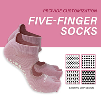 Nouveauté - Chaussettes de sport en silicone sur mesure, antidérapantes et confortables, chaussettes de Pilates pour toutes les saisons