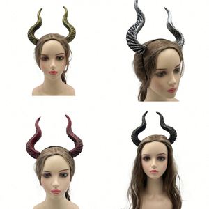 Tocado de bosque mágico de Halloween Wowei con diseño de <span class=keywords><strong>Maléfica</strong></span> para cosplay, accesorios de cine y escenario - Product Image 1
