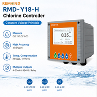 Medidor de Cloro Libre RS485, Analizador de Cloro Residual, Sensor de Voltaje Constante, Grado OEM IP68 para Agua Potable y Piscinas