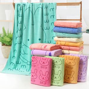 Cute Cartoon Bunny <b>Microfiber</b> Beach <b>Towel</b> for Adults, Soft Quick Dry <b>Bath</b> <b>Towel</b>, Absorbent Promotional Gift - Product Image 1