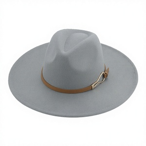 Sombrero de vaquero americano del oeste, de fieltro, con borde ancho a rayas, estilo punk, con tela oculta, informal, para pesca, fiestas, actividades al aire libre y viajes - Product Image 4