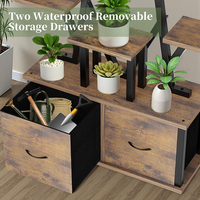 Nouveaux kits de culture intérieure 2026 : Étagère à plantes à 4 niveaux pour l'intérieur avec 6 lampes de culture pour plantes avec support lumineux à 8 niveaux