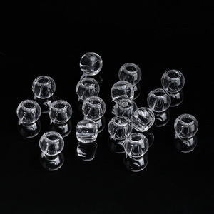 Acrylic Transparent Round <b>Beads</b> Loose Large Hole For Bracelet Making DIY Jewelry Accessories Wholesale Materials - Product Image 3