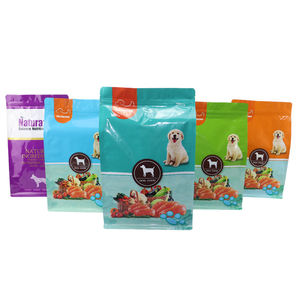 1 ק "ג 5 ק" ג 10 ק "ג 15 ק" ג 20 ק "ג 20 ק" ג תחתון שטוח מותאם אישית בד אריזת מזון כלבים - Product Image 5