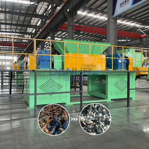Double Shaft Shredder <b>Machine</b> Plastic Steel Scrap Waste Garbage Shredder for Waste Sorting Plant - Product Image 1