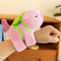 Bracelet de poignet pour enfants Capibala, adorable peluche en forme d'ours capybara de 10 cm, en polyester, personnalisable, jouet en peluche ODM