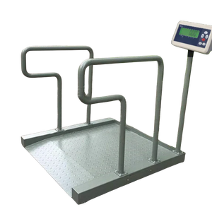Báscula médica digital Veidt de 300 kg para pacientes sentados, plataforma elevadora ligera, báscula para silla de ruedas TCS-WH Hosp - Product Image 2