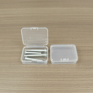 Transparent Plastic Storage <b>Box</b> Rectangle 5X3.9X1.5Cm Covered Jewelry <b>Box</b> <b>Small</b> Parts <b>Packaging</b> - Product Image 2