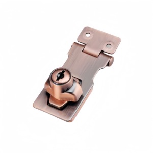 Zinc Alloy Keyed Hasp Locks Anti-Theft Waterproof Polished Twist <strong>Knob</strong> for Small <strong>Doors</strong> Cabinets Safety Lock - Product Image 4