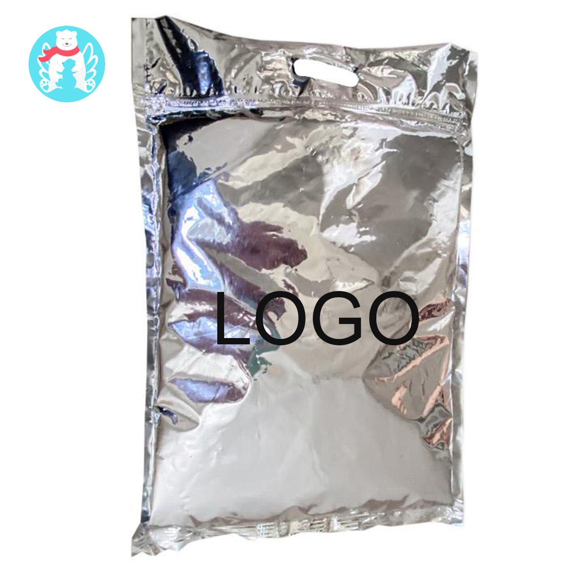 Изготовленный на заказ доставки еды алюминиевая фольга для упаковки изолированная сумка-холодильник с пенным наполнителем для лайнера