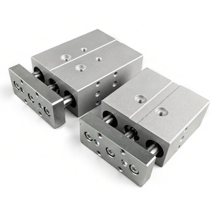 Cylindre pneumatique à double effet Festos série DFM, cylindre à tige de guidage DFM-12-10-25-40-50-P-A-GF pour équipement d'automatisation - Product Image 4
