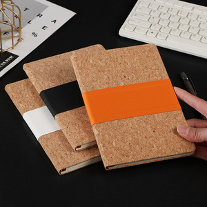 Cuaderno con tapa de corcho A5 al por mayor, promoción con logotipo personalizado, diario, libros de notas para regalos de oficina y negocios - Product Image 5