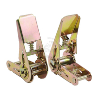 Tugas Berat 1inch/25mm baja paduan Tie down Ratchet untuk gesper 700kg/800kg/1000kg kargo memukul sabuk Ratchet untuk gesper