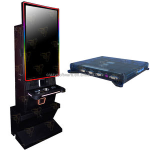 Machine de <span class=keywords><strong>jeu</strong></span> de compétences PA Market Underground Game Room Vanilla Hydro Cabinet avec écran incurvé de 43 pouces, porte-gobelet et panneau de boutons poussoirs - Product Image 5