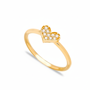 Coeur Design minuscule forme argent grappe bague blanc Zircon pierre en gros turc bijoux faits à la main 925 bijoux en argent Sterling - Product Image 2