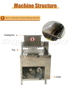 Machine à biscuits automatique Machine de fabrication de petits biscuits Machine de formage de biscuits - Product Image 2