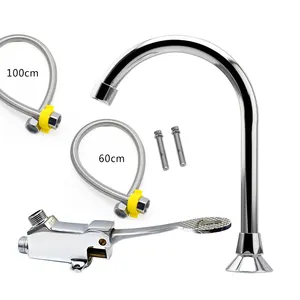 MCBKRPDIO No Hand Touch set di rubinetti rubinetto a pedale rubinetto sanitario a pedale per ospedale