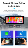 Autoradio Android 14 Qualcomm Snapdragon 665 pour Mercedes-Benz Classe C W204 W205 2011-2018, écran GPS multimédia intégré, garantie 1 an