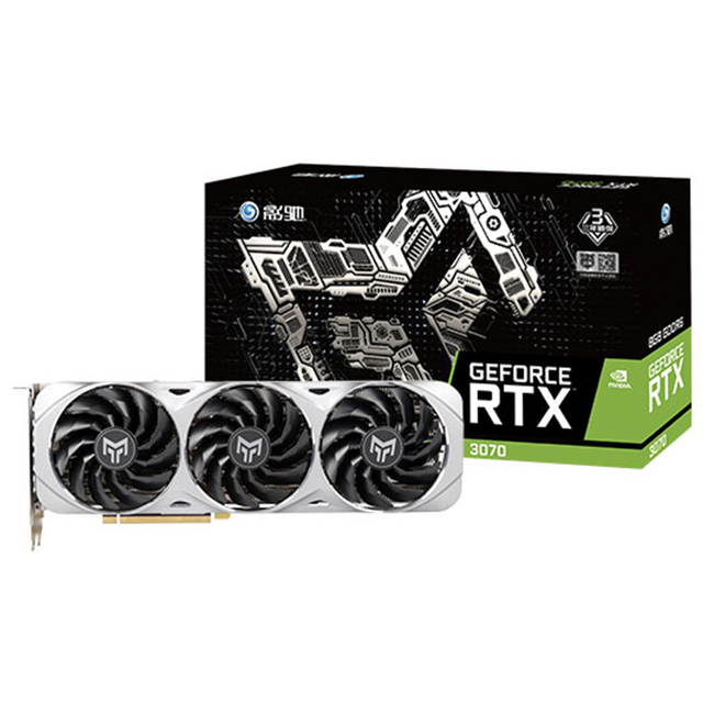 GALAX RTX 3070 8GB METALTOP Used Gaming Graphics Card with NVIDIA Ampere Support PCI-E 4.0 X 16 Interface in Stock