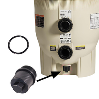 Bouchon de vidange du filtre Pentair 190030 | Compatible avec les pièces Pentair FNS Plus, les pièces Clean and Clear Plus et les filtres Quad DE