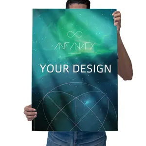 Full Color A0 A1 A2 A3 A4 Custom Size Digitale Muur Decor Commerciële Poster/Folder/Flyer/Menu afdrukken Voor Reclame