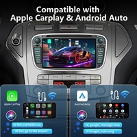 Autoradio stéréo avec lecteur CD pour Ford Focus II C-Max S-Max Galaxy II Mondeo, remplacement d'autoradio intégré