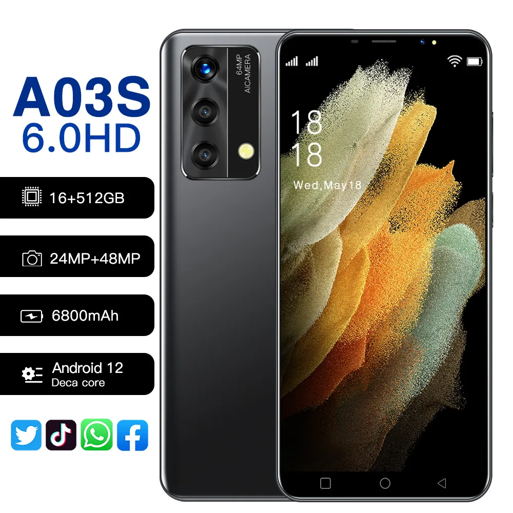 Fast shipping wholesale A03S poco x4 pro cheap smart phone 4g 5g oneplus 9 pro unlocked cell mobile phones