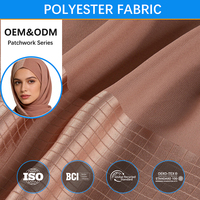 Tissu Ankara en satin de polyester imprimé et chiffon, idéal pour les kaftans et thobes, respirant et non conducteur, 150 cm, vente en gros
