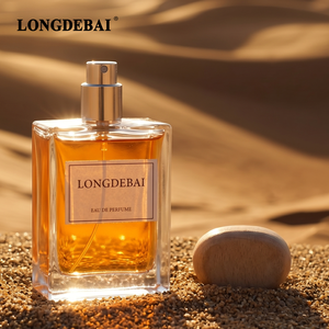 Botellas de Perfume de Vidrio Cuadradas Transparentes, Elegantes y de Lujo, con Pulverizador y Tapa de Madera, de 30ml, 50ml y 100ml, Personalizadas <span class=keywords><strong>para</strong></span> Mujer - Product Image 2